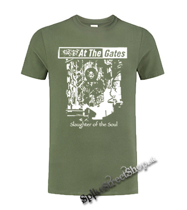 AT THE GATES - Slaughter Of The Soul - olivové detské tričko