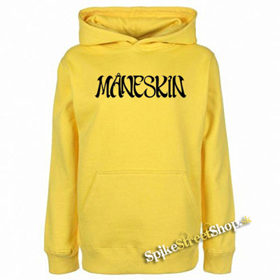 MANESKIN - Logo - žltá pánska mikina
