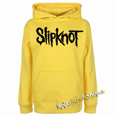 SLIPKNOT - Logo - žltá pánska mikina