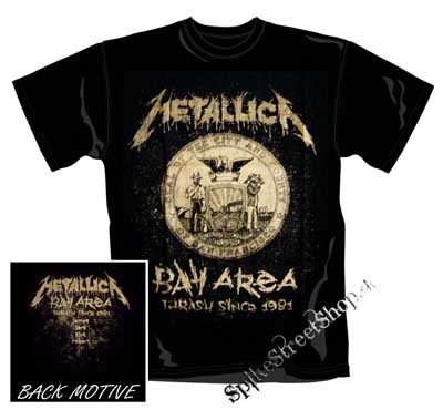 METALLICA - Original Crest Mens Tee - čierne pánske tričko