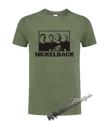 NICKELBACK - Band - olivové detské tričko