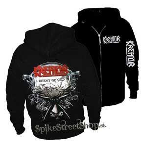 KREATOR - Enemy Of God - čierna pánska mikina na zips