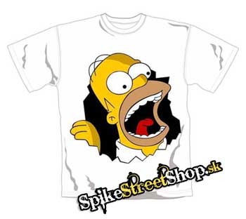 HOMER SIMPSON - Face - biele pánske tričko