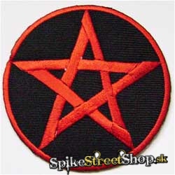 PENTAGRAM - Red - nažehlovacia nášivka