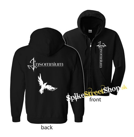 INSOMNIUM - Bird - čierna detská mikina na zips