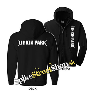 LINKIN PARK - Logo - čierna detská mikina na zips
