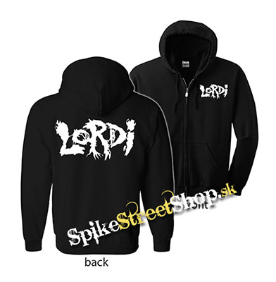 LORDI - Logo - čierna detská mikina na zips