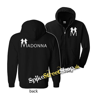 MADONNA - čierna detská mikina na zips