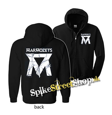 MARMOZETS - Smashed Logo - čierna detská mikina na zips