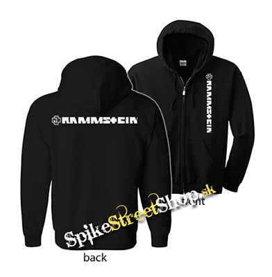 RAMMSTEIN - Logo 2 - čierna detská mikina na zips