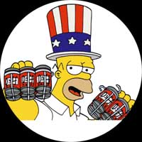 HOMER SIMPSON - 02 - odznak