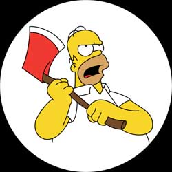 HOMER SIMPSON - 05 - odznak