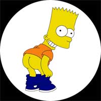 BART SIMPSON - 02 - odznak