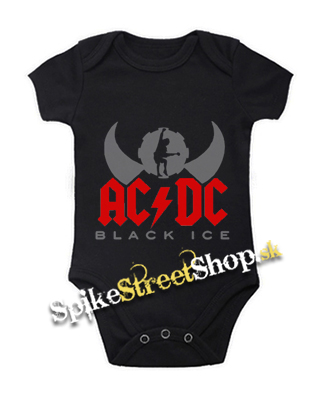 AC/DC - Black Ice Angus Silhouette - čierne detské body