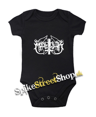 MARDUK - Logo White - čierne detské body