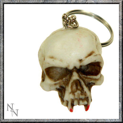 GOTHIC COLLECTION - Skull Keyring (3cm) (P144) - prívesok na kľúče