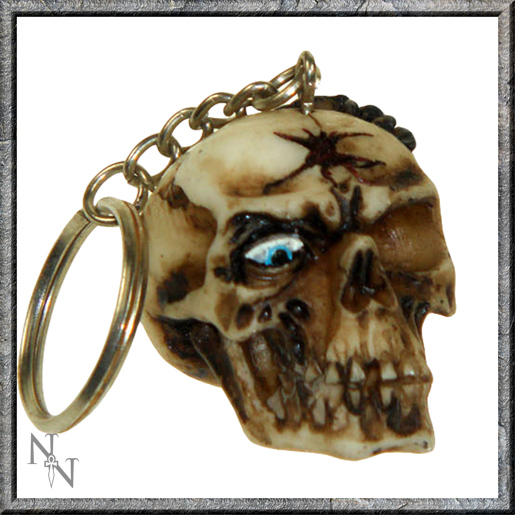 GOTHIC COLLECTION - Skull Keyring (3cm) (P144) - prívesok na kľúče