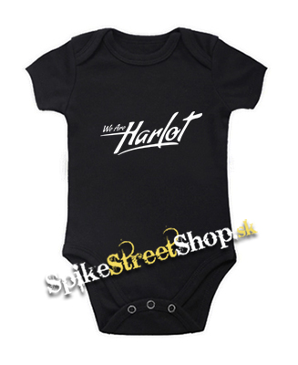 WE ARE HARLOT - Logo - čierne detské body