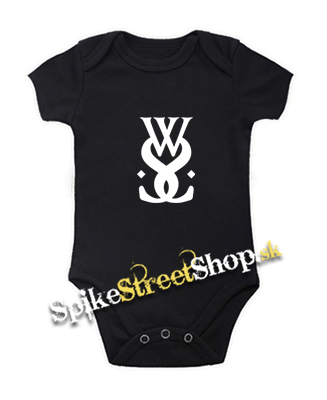 WHILE SHE SLEEPS - Sign - čierne detské body