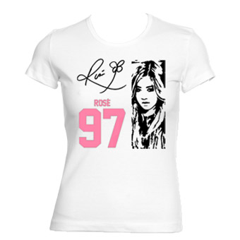 BLACKPINK - Rosé 97 Signature Portrait - biele dámske tričko