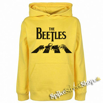 BEETLES - žltá pánska mikina