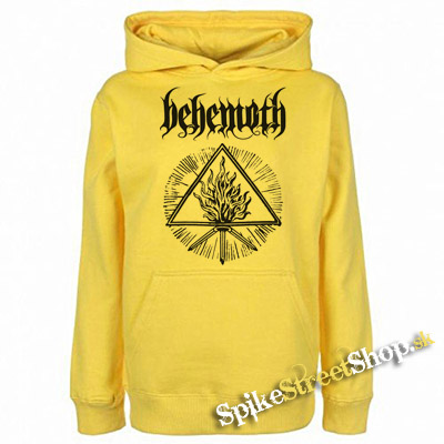 BEHEMOTH - Furor Divinus - žltá pánska mikina