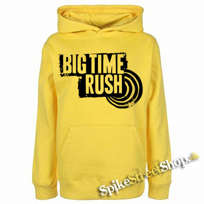 BIG TIME RUSH - Logo - žltá pánska mikina