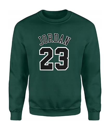 Pánska mikina JORDAN 23 - fľaškovozelená