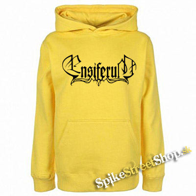ENSIFERUM - Logo - žltá pánska mikina