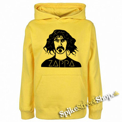 FRANK ZAPPA - Portrait - žltá pánska mikina