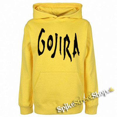 GOJIRA - Logo - žltá pánska mikina
