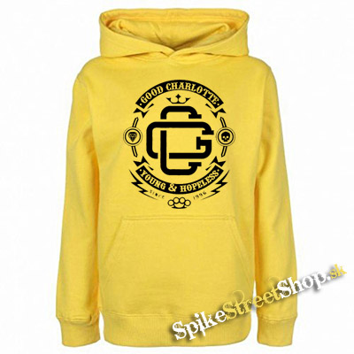 GOOD CHARLOTTE - Crest - žltá pánska mikina