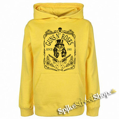 GUNS N ROSES - Since 1985 - žltá pánska mikina