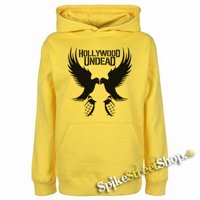 HOLLYWOOD UNDEAD - Doves - žltá pánska mikina