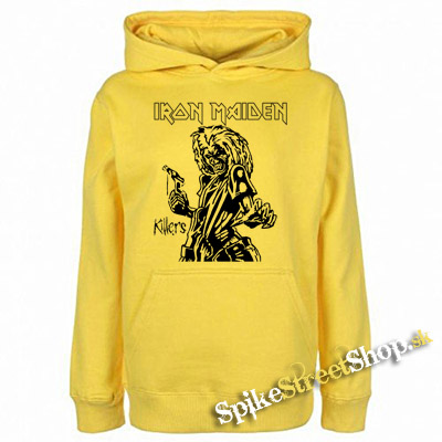 IRON MAIDEN - Killers - žltá pánska mikina