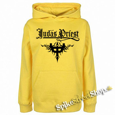 JUDAS PRIEST - Crest - žltá pánska mikina