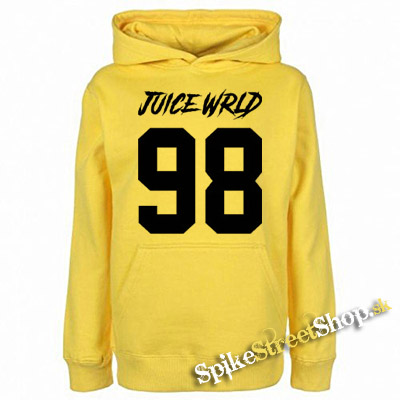 JUICE WRLD - 98 - žltá pánska mikina