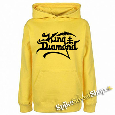 KING DIAMOND - Logo - žltá pánska mikina