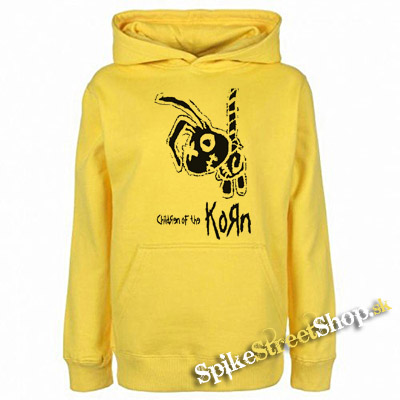 KORN - Children Of The Korn - žltá pánska mikina