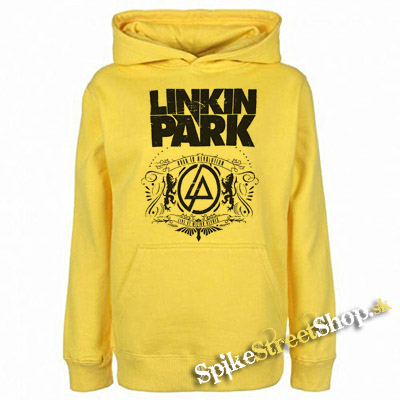 LINKIN PARK - Road To Revolution - žltá pánska mikina