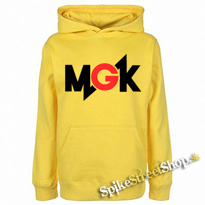 MACHINE GUN KELLY - Logo Crest - žltá pánska mikina