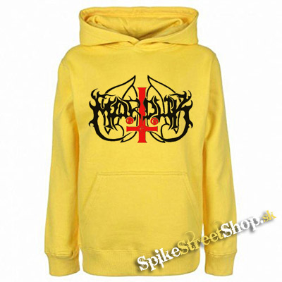 MARDUK - Red Cross Logo - žltá pánska mikina