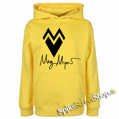 MEG MYERS - Heart And Signature - žltá pánska mikina