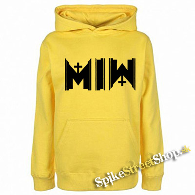 MOTIONLESS IN WHITE - Cemetery Logo - žltá pánska mikina