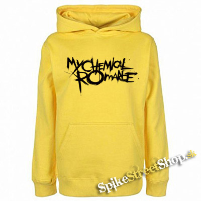MY CHEMICAL ROMANCE - Logo Black Parade - žltá pánska mikina