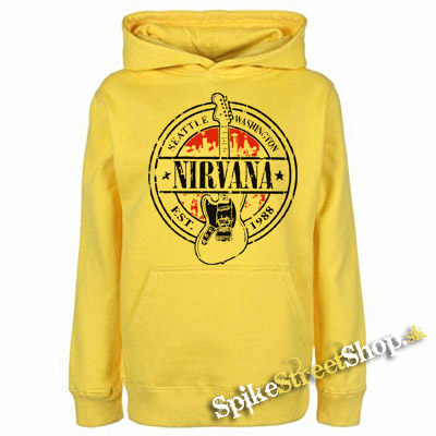 NIRVANA - Since 1988 - žltá pánska mikina