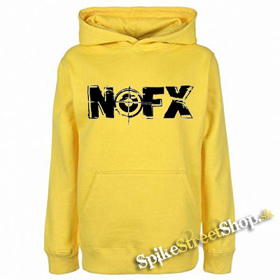 NOFX - Logo - žltá pánska mikina