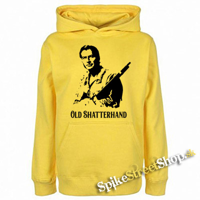 OLD SHATTERHAND - žltá pánska mikina