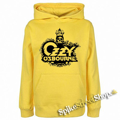 OZZY OSBOURNE - Logo - žltá pánska mikina