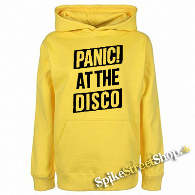 PANIC AT THE DISCO - Big Logo - žltá pánska mikina